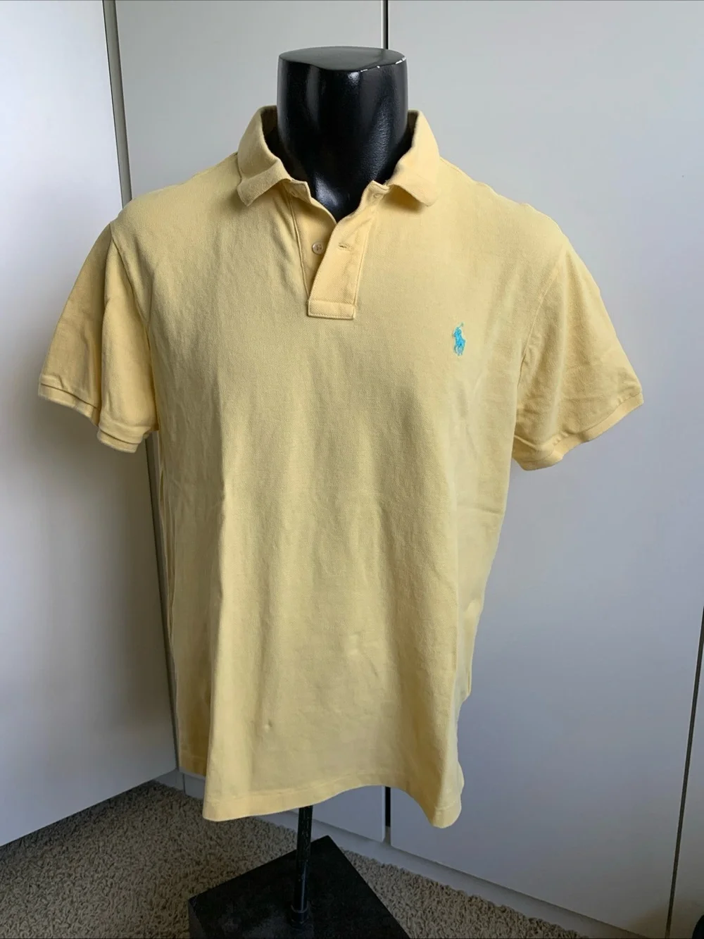 Polo Ralph Lauren size XL classic slim fit yellow polo shirt